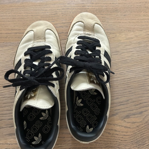 adidas Originals Samba OG "Cream White/Core Black/Sand Strata" Women's Shoe - Picture 3 of 9